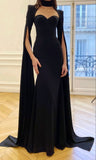 Vintage Mermaid Black Birthday Party Dresses Sweetheart Prom Dresses With HZ0307